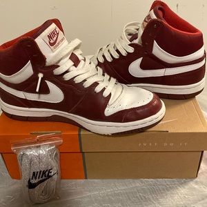 Nike COURT FORCE HI 'MAD HECTIC'  312270 611 Team Red/white size 8